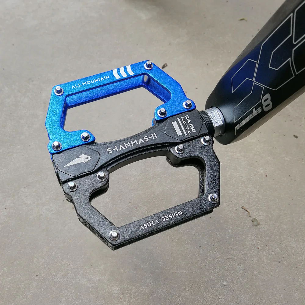 

SHANMASHI Aluminium Alloy Mountain Bike Pedals Ultralight cycling MTB Sealed Bearing Anti-slip Bicycle Pedal Bike Accessories