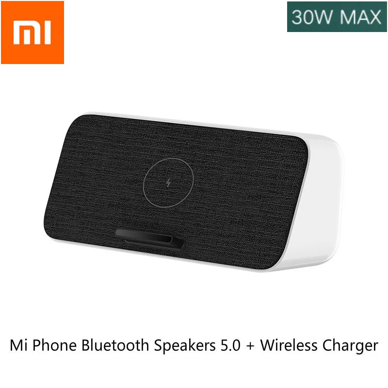 Новинка Беспроводное зарядное устройство для телефона Xiaomi Mi 10 Bluetooth колонки 5 0