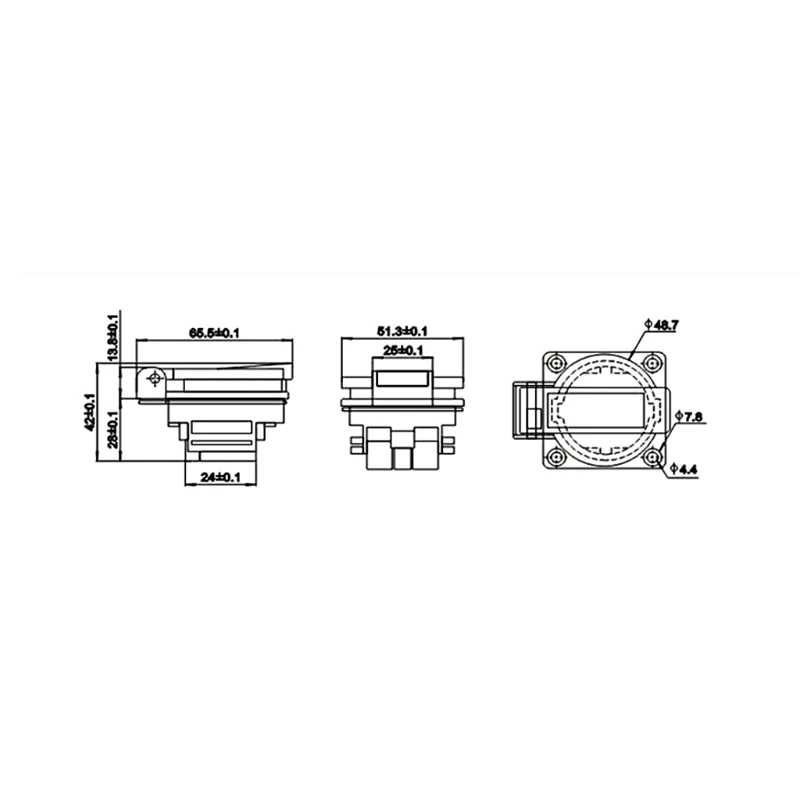 Немецкая Водонепроницаемая промышленная розетка переменного тока немецкая