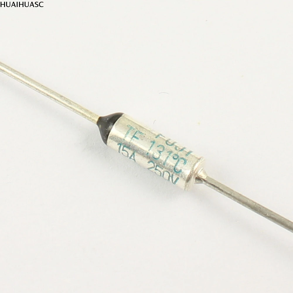 10 шт. Microtemp осевой Термальность предохранитель 131 градусов TF среза 15A 250V FTF-S Тип S127 |