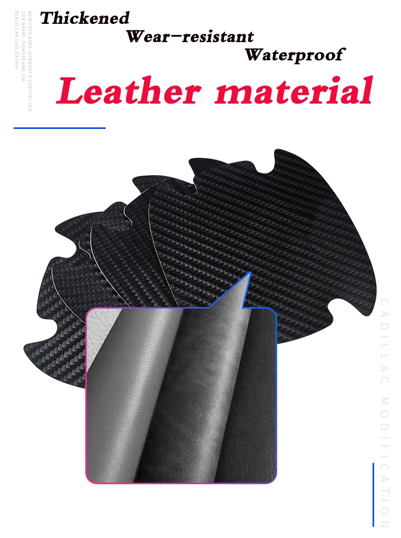 

4pcs Auto Accessories Car CatBon Fiber Leather Vinyl Sticker for Seat TOLEDO Leon EXEO Mk3 Mk2 5f Ateca Altea Fr 1m Arona
