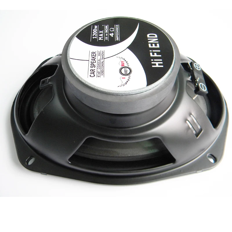 

I KEY BUY 2pcs 1200W 4 ohm 6x9 inch Car Coaxial Speaker Injection Cone Free Sent Net Cover Accessories