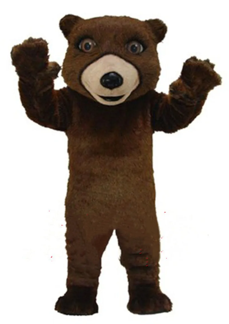 

Mascot Brown Bear Costume Suits Cosplay Party Game Dress Outfits Clothing Promotion Carnival Halloween Xmas Adults Fursuit