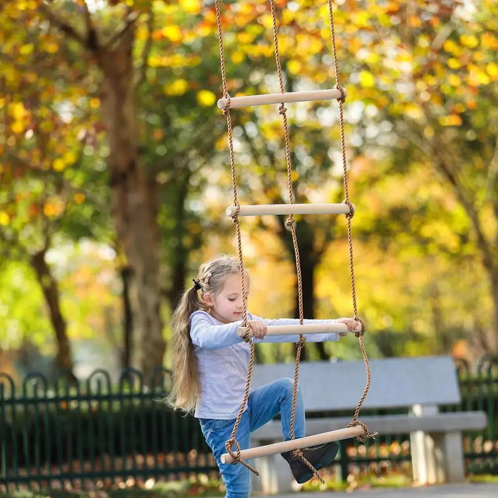 5 деревянных лестниц лестница из ПЭ веревки детская игрушка для скалолазания