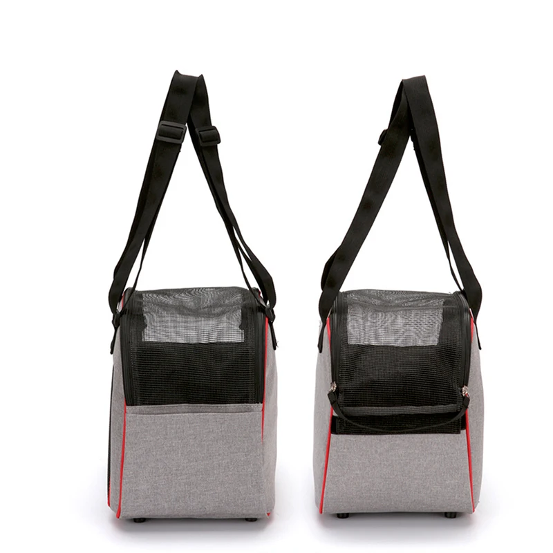 Portable Dog Cat Carrier Bag Pet Puppy Travel Bags Breathable Mesh Small Outgoing Pets Handbag | Дом и сад