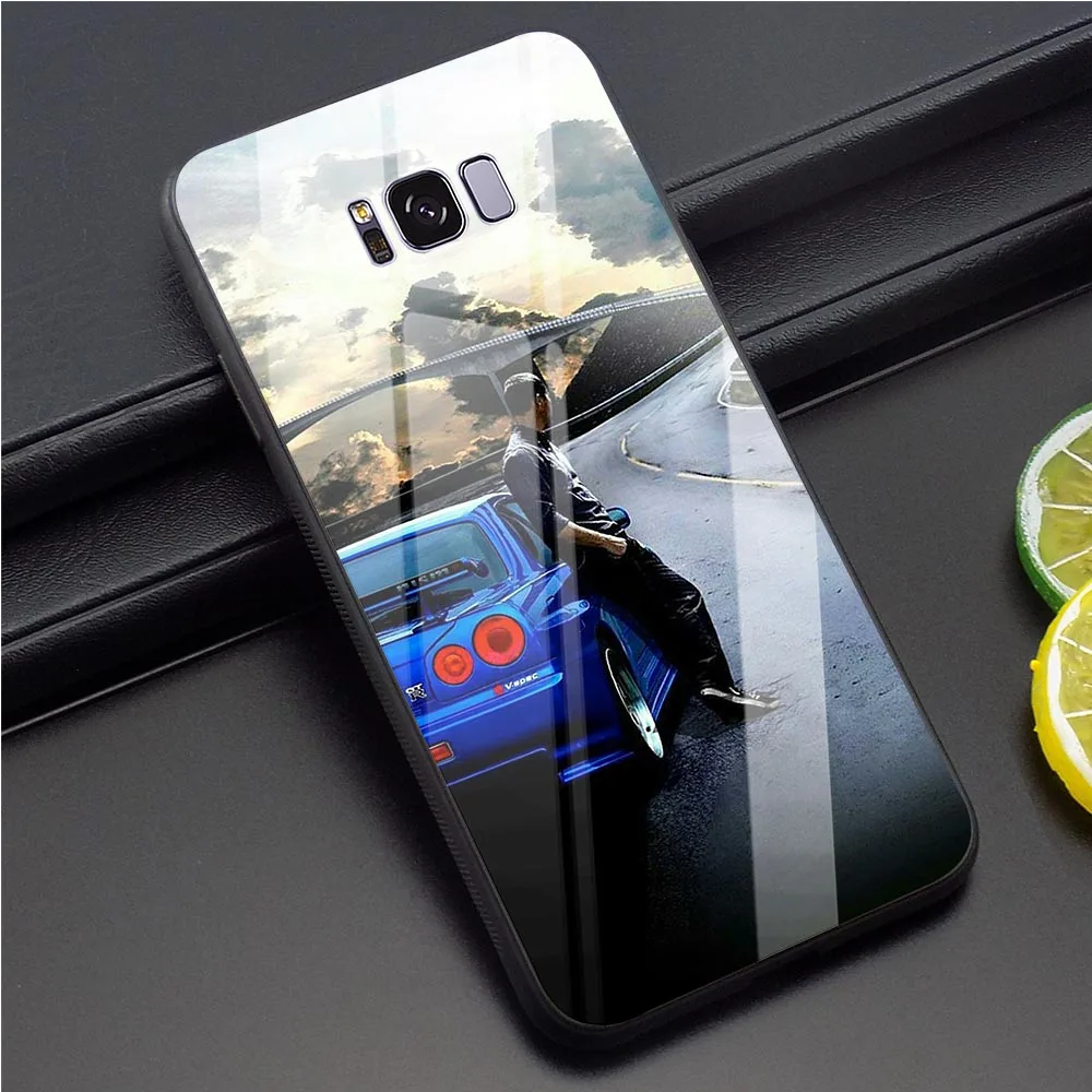 Чехол для телефона Galaxy A30 чехол из закаленного стекла с надписью Форсаж Пол Уокер