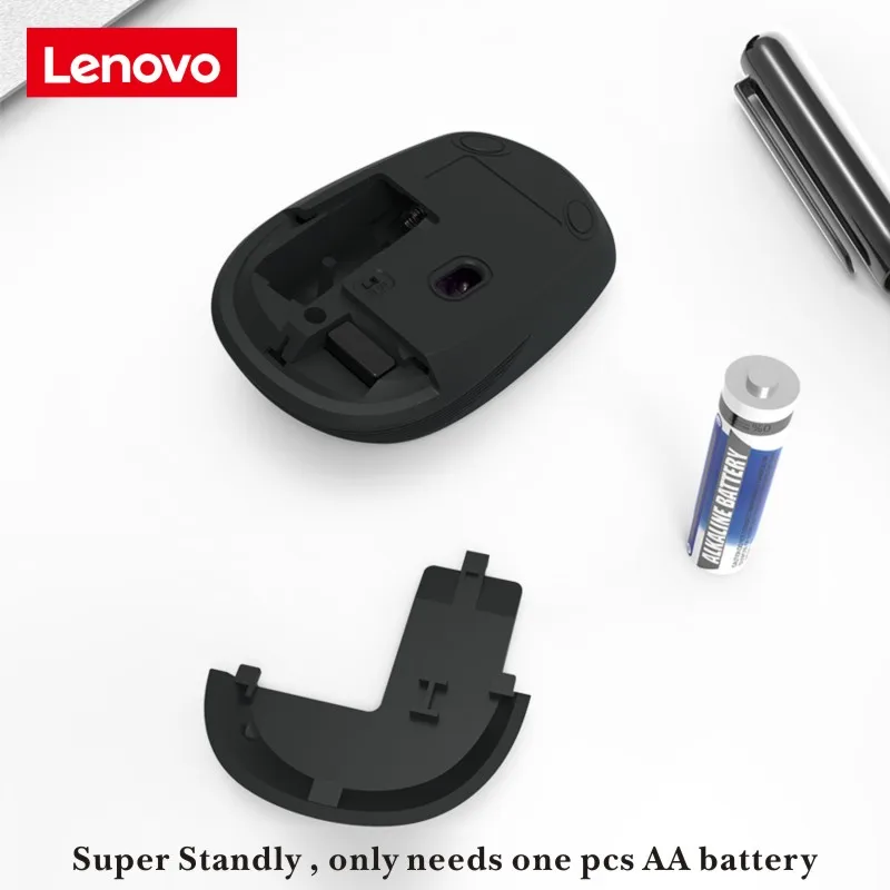 lenovo m202 wireless mini computer mouse usb connection 2 4ghz wireless mice notebook desktop1600dpi mute mous free global shipping