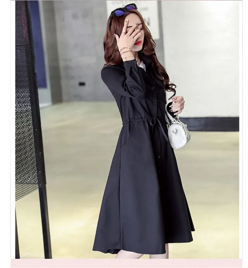 Весна 2020 армейские женские зеленые длинные пальто ветровка тренчкот для женщин