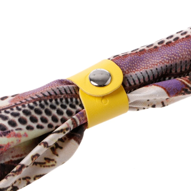 10 шт. элегантный шарф из кожи с пряжкой Шелковый держатель для колец | Дом и сад