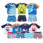 2 шт., детский летний комплект одежды для мальчиков, на возраст 1-8 лет