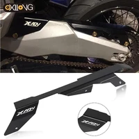 motorcycle aluminium chain guard cover protector decorative belt fender fits for honda x adv750 xadv750 2021 2022 x adv 750