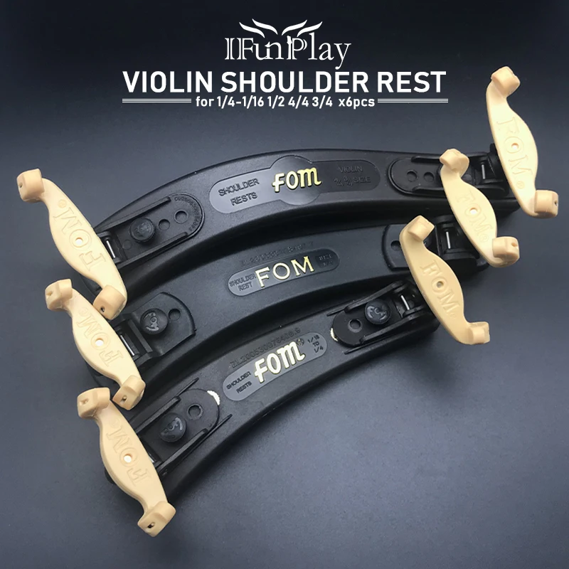 6 шт Высокое качество ФОМ пластиковые скрипки плечевого упора ME 044/045/046 для 1/2 1/4 1/10