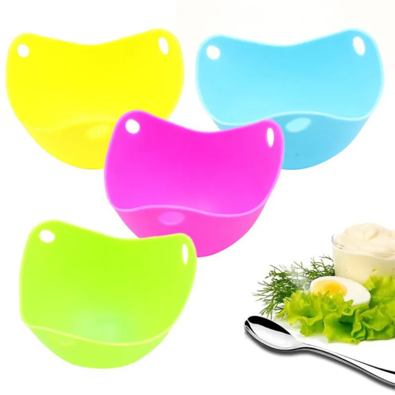 

1Pcs Round Silicone Egg Poacher Poaching Pods Bowl Rings Cooker Kitchen Boiler Cuit Oeuf Dur Cooking Tools Pancake Maker