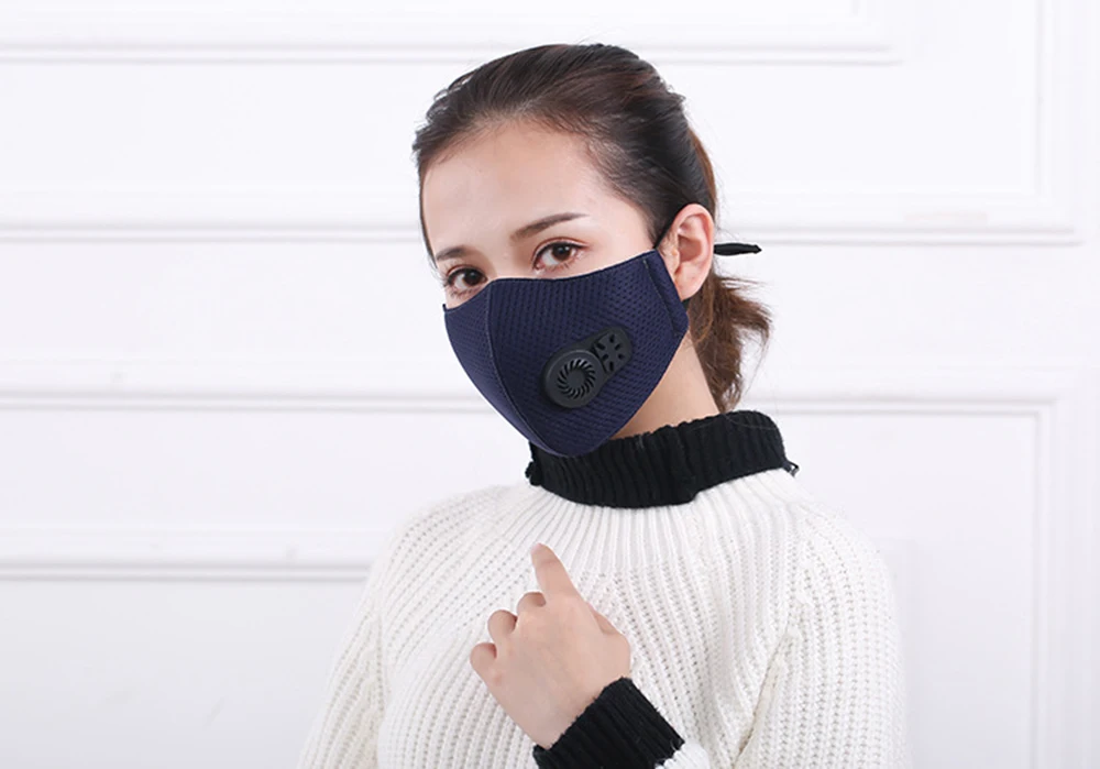 Анти-пыль PM2.5 респиратор дыхания ручной аппарат для искусственной вентиляции легких многоразовые хлопковые унисекс теплые пыленепроницаемые маски рот муфельные маски для анти пыльцы аллергии