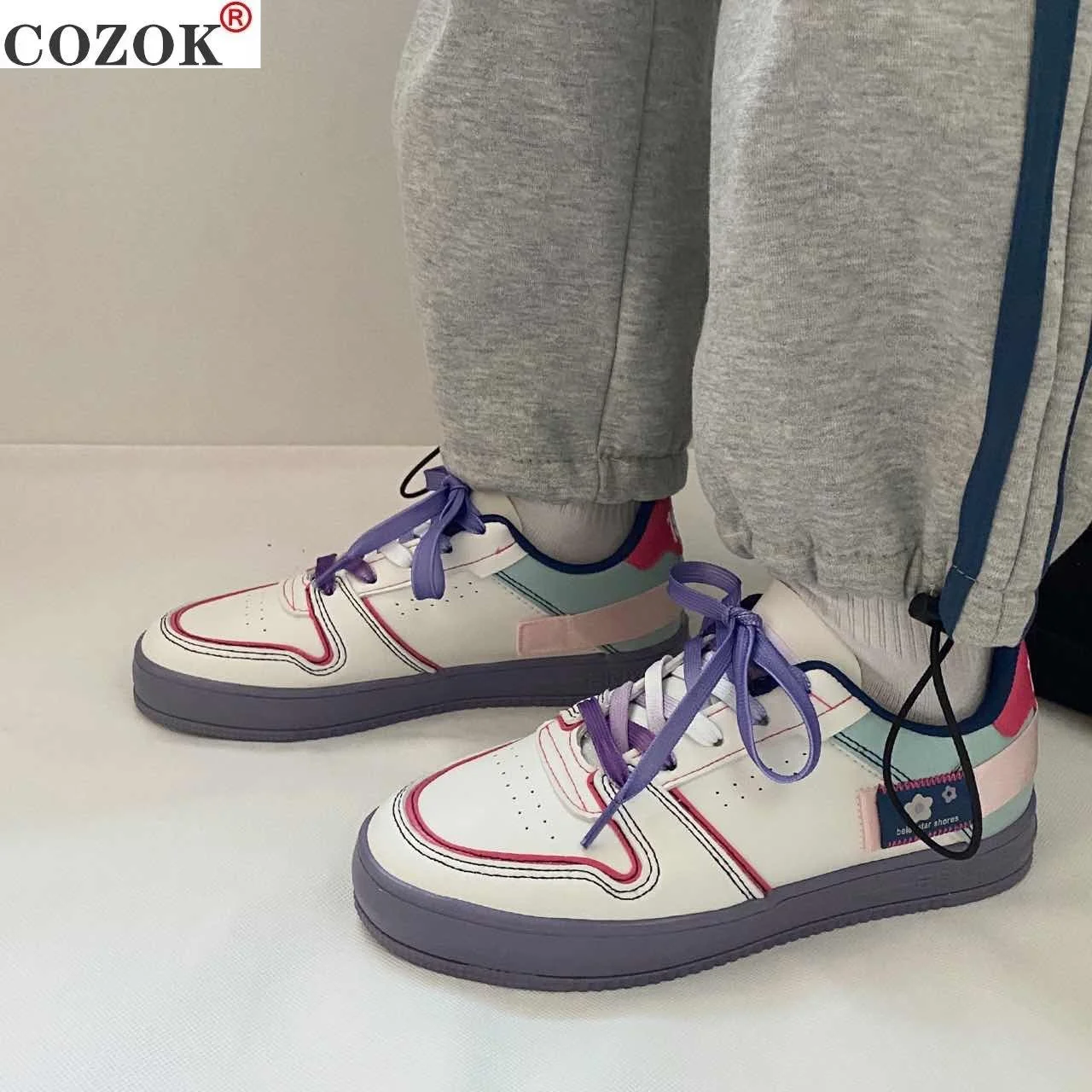 

Sneakers Women's Sports Shoes Tennis Running Casual Kawaii Vintage Flat Vulcanize Summer 2021 Fashion Female New Arrival