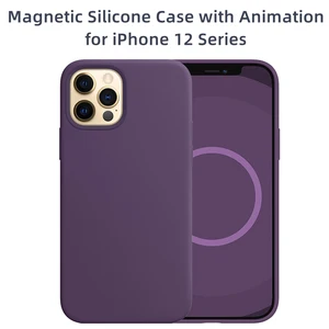 original for apple iphone liquid silicone magnetic case for iphone 12 pro max 12 mini case wireless charging drop protect cover free global shipping