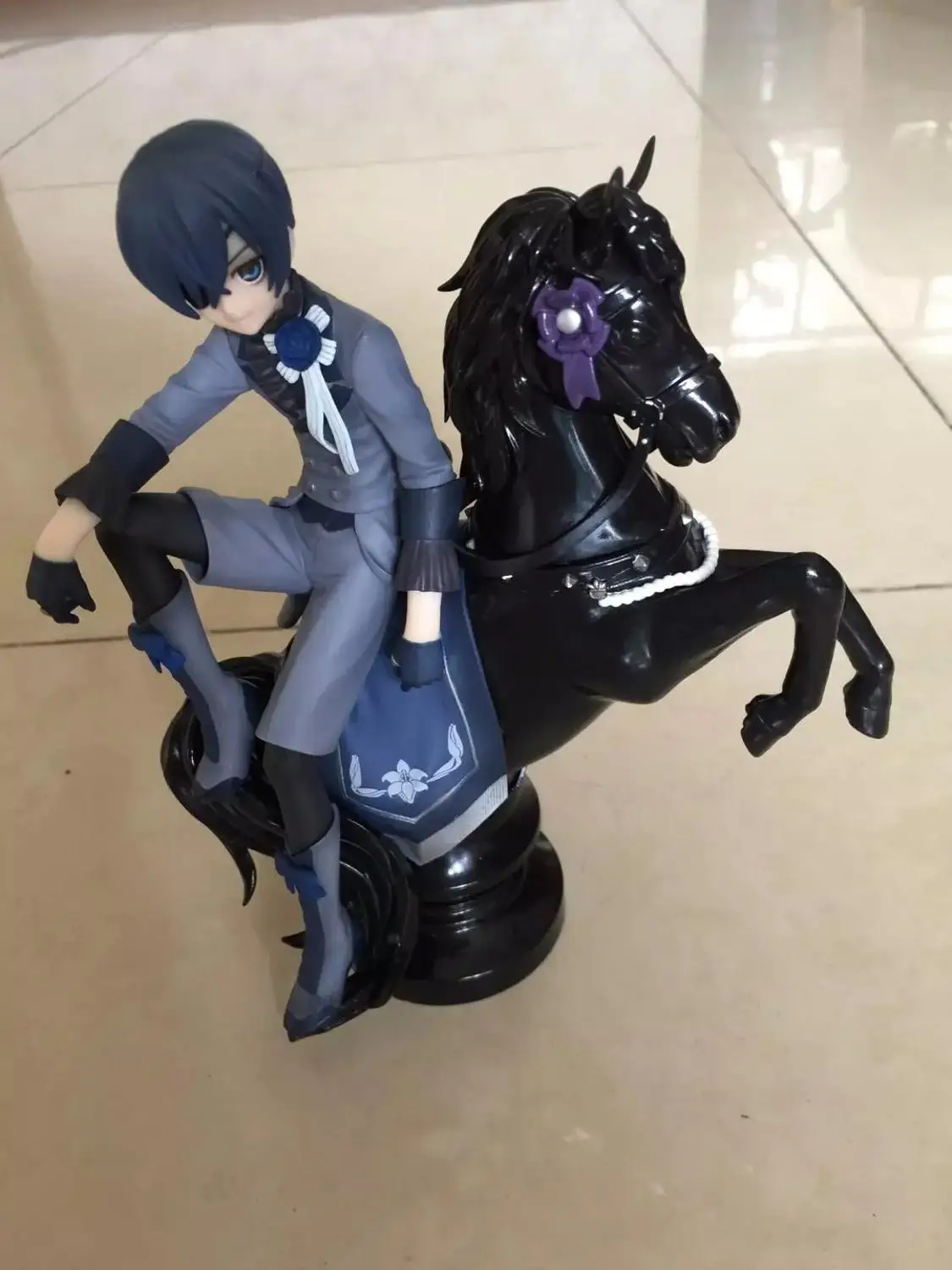 Anime Butler Ministers Sebastian Kuroshitsuji Ciel Phantomhive PVC Action Figure Figurines Collectible Model Toy statue T30 | Игрушки и