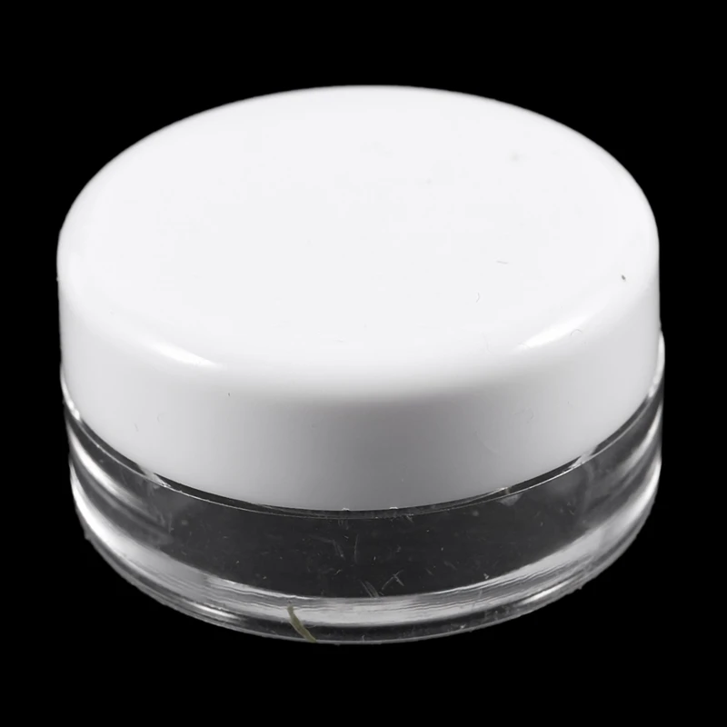 10PCS Cosmetic Empty Jar Pot Eyeshadow Makeup Face Cream Lip Balm Container White | Красота и здоровье