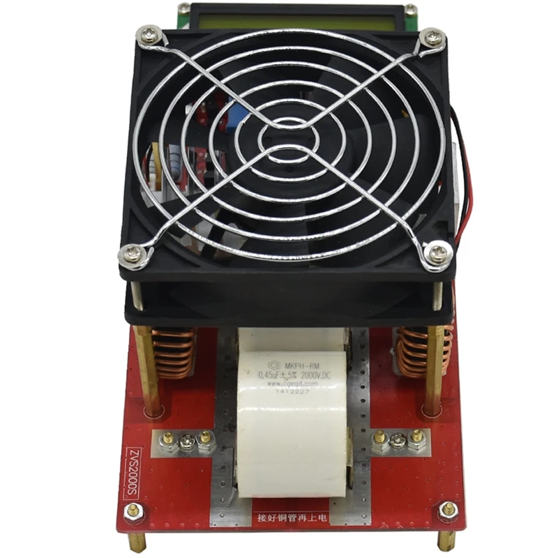 

ZVS 2000W Electric Melt Metals Induction Heater Module Temperature Protection Generator Tool High Voltage Board With Coil Driver