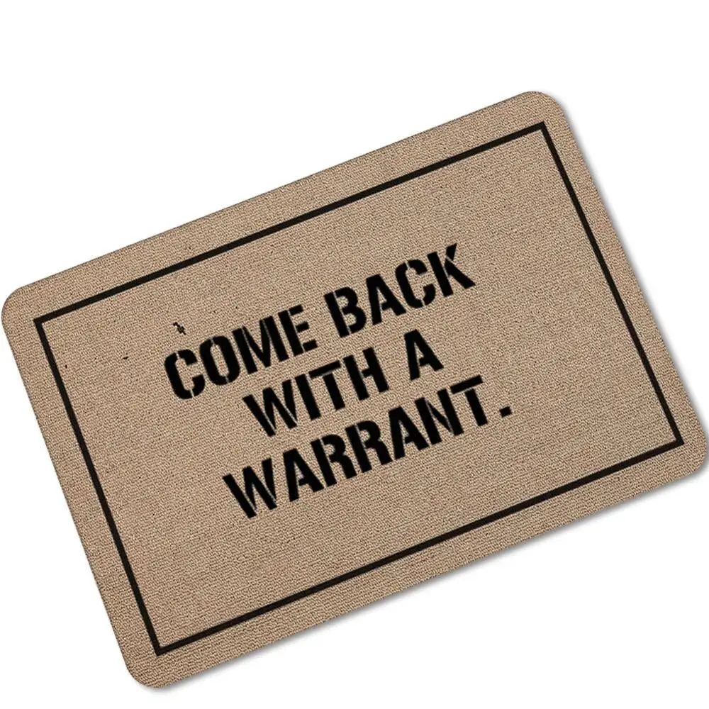 Резиновый дверной коврик с рисунком поглощающий воду нескользящий для кухни