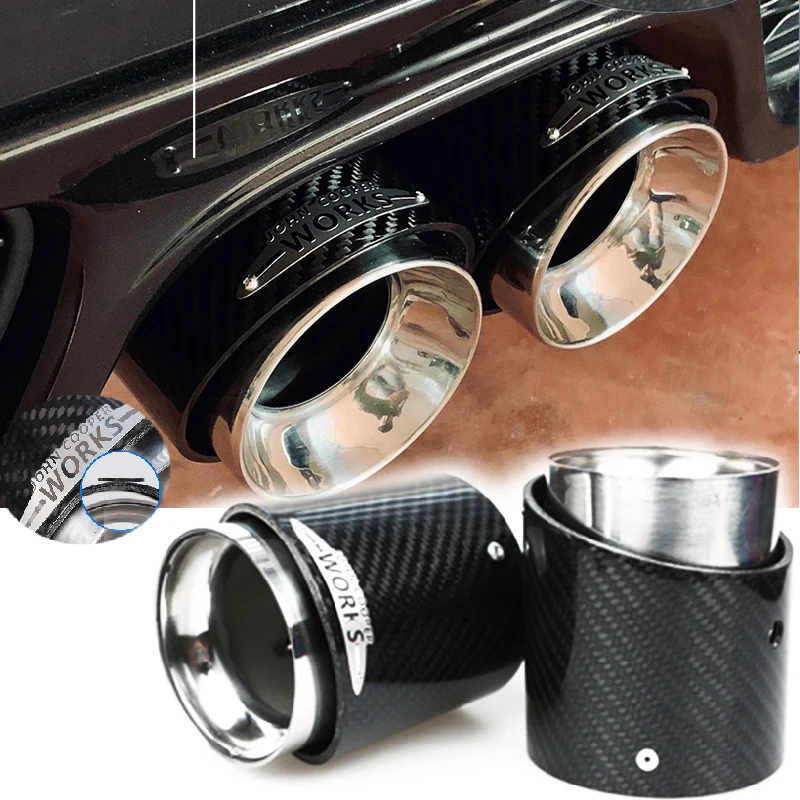 

Carbon Fiber Muffler Tip Fit for Mini Cooper Exhaust Tip R55 R56 R57 R58 R59 R60 R61 F54 F55 F56 F57 F60