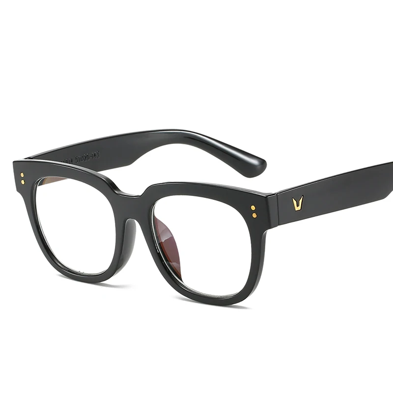 Очки большого размера с квадратной оправой для мужчин и женщин трендовые