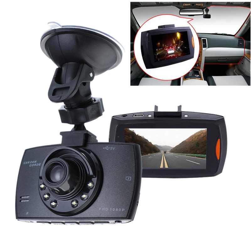 2 дюймов автомобиля Hd 1080P вождения Регистраторы Камера 90 градусов широкоугольный