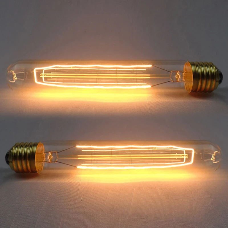 

Incandescent Bulbs E27 LED Edison Bulb Lamp Decorative Industrial Light T185 40W Vintage Filament Warm Incandescent Bulbs