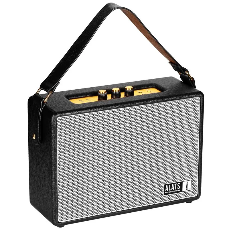 Беспроводной сабвуфер Bluetooth громкоговоритель в стиле ретро высокие частоты бас