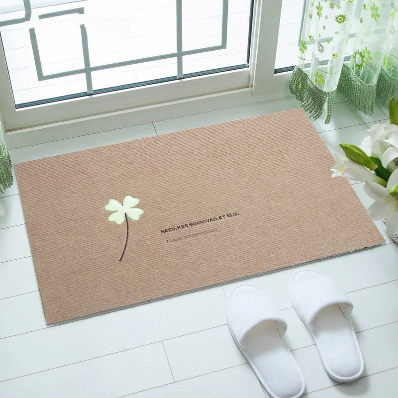 

Non-slip Oil Proof Kitchen Mat Simplicity Solid Living Room Balcony Rugs Room Doormat Modern Kitchen Mat Bathroom Rug Carpet
