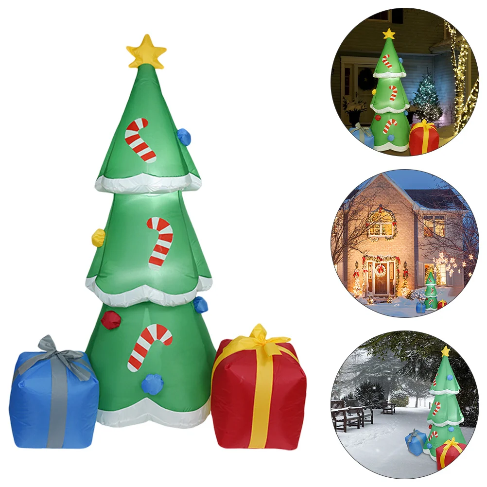 

1 Pc 1.8M Christmas Tree Decor Inflatable Model Yard Decor with Plug