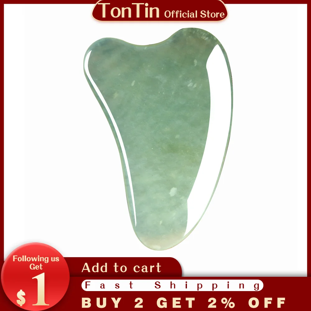 100% натурального нефрита Большой Размеры Треугольники массаж скребком гуаша