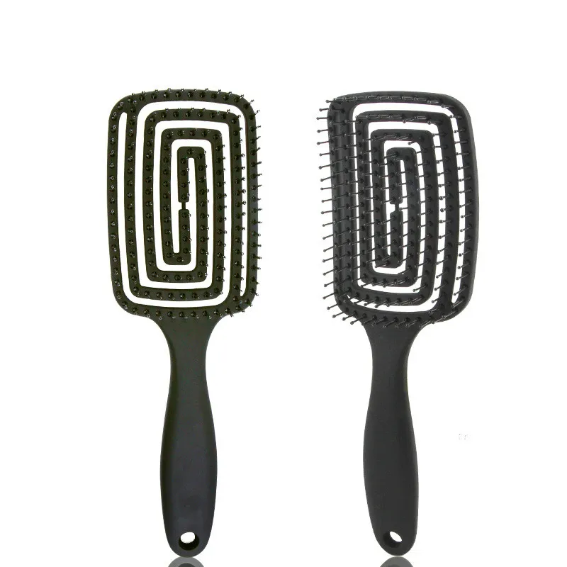 Массажная Расческа для кожи головы щетина и Нейлоновая Щетка волос влажная