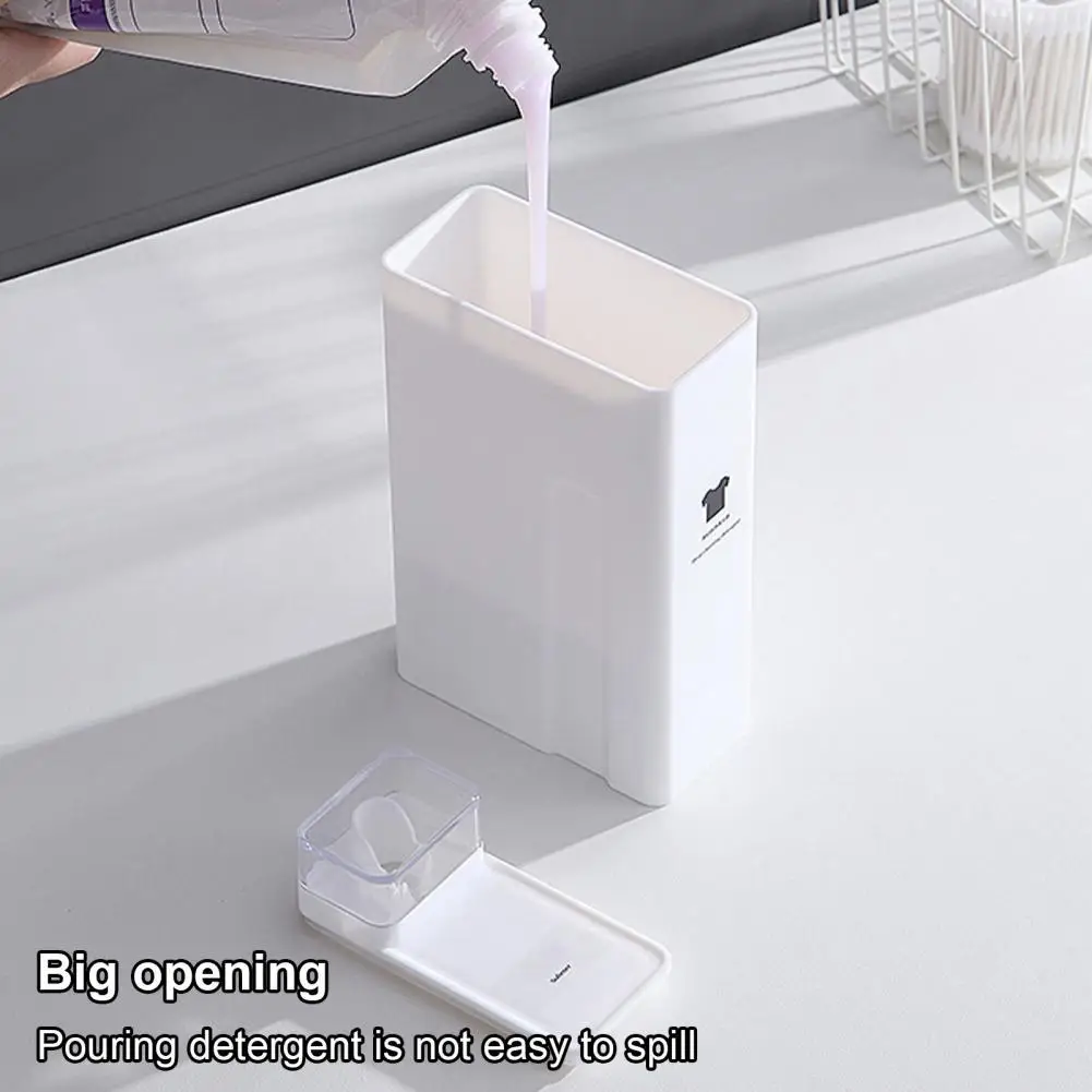 

1L Safe to Use Widely Applied Convenient Space-saving Detergent Empty Bottles Softener Storage Bottle for Trip