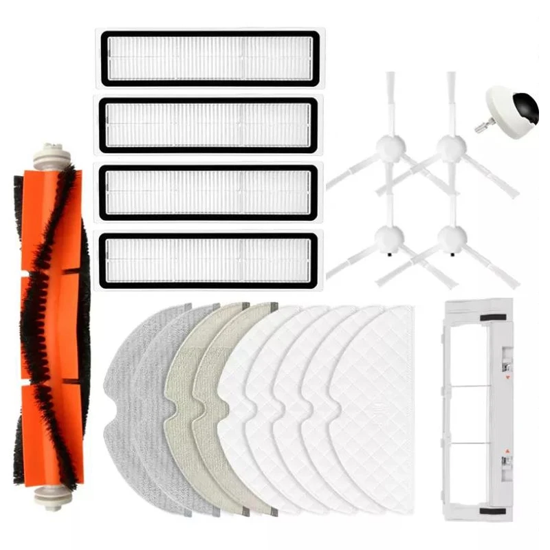 

Запчасти для робота-пылесоса Dreame D9, Сменные аксессуары, основная щетка, боковые щетки, HEPA фильтр, Швабра, тряпка, колеса