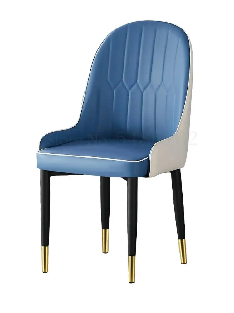 Скандинавский обеденный стул из кованого железа роскошный простой креативный