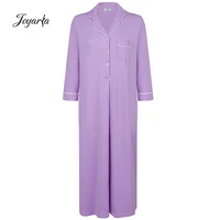 joyaria womens long sleep dress 100 premium cotton long sleeve nightgown night shirt women pyjamas night long dress