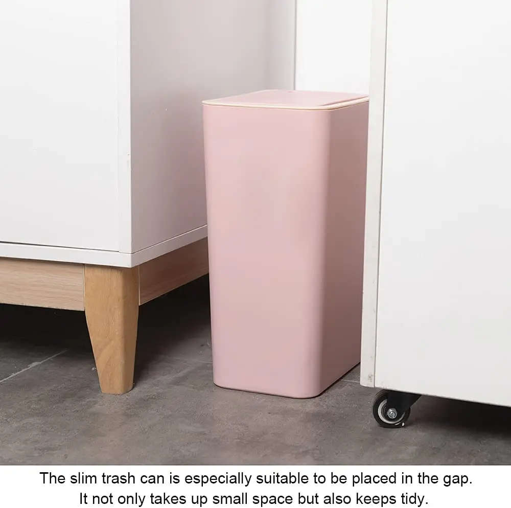 Кухонный Контейнер для пищевых отходов с крышкой отжимной тип в доме мусорные