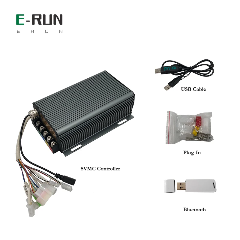 

Free Shipping 1000W-1500W Brushless DC Controller 60A SVMC7260 Electric Bicycle Motocycle Motor With Bluetooth Adapter