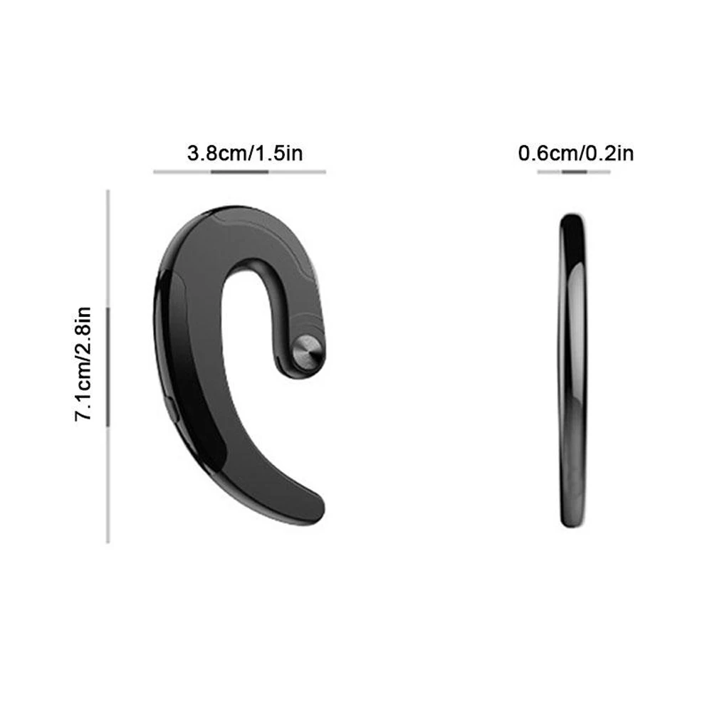 HBQ Q25 Bluetooth наушники TWS костной проводимости ушной крючок беспроводные Bluetooth наушники с микрофоном гарнитура для iPhone huawei