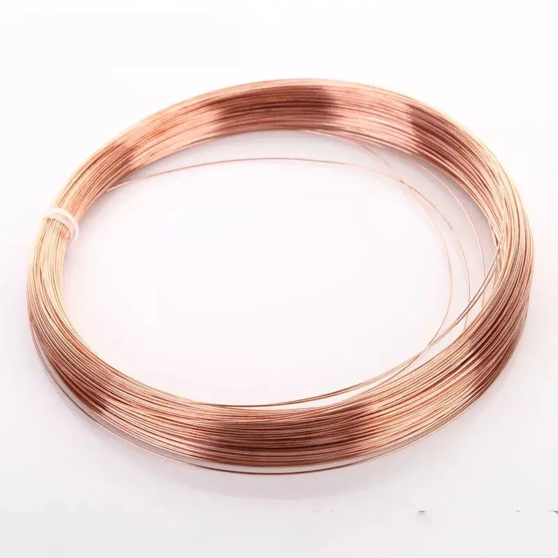 

2pcs 3mm x1m 99.9% pure copper copper wire, used for motor transformer winding wire