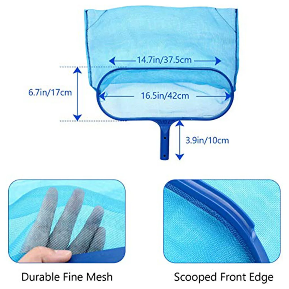 

Swimming Pool Cleaning Net Professional Leaf Rake Deep Bag Pond Pool Skimmer Garbage Cleaning Accessories