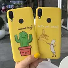 Чехол для Huawei Nova 3i, мягкий силиконовый чехол карамельного цвета с изображением кактуса, банана, для Huawei Nova3i INE-LX1r