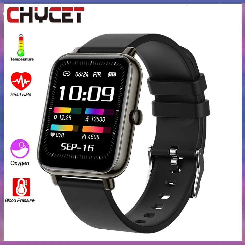 

CHYCET 2021 мужские спортивные умные часы для женщин умные часы Женский Сенсорный экран пользовательский циферблат наручные часы PK GTS 2 P8 Plus