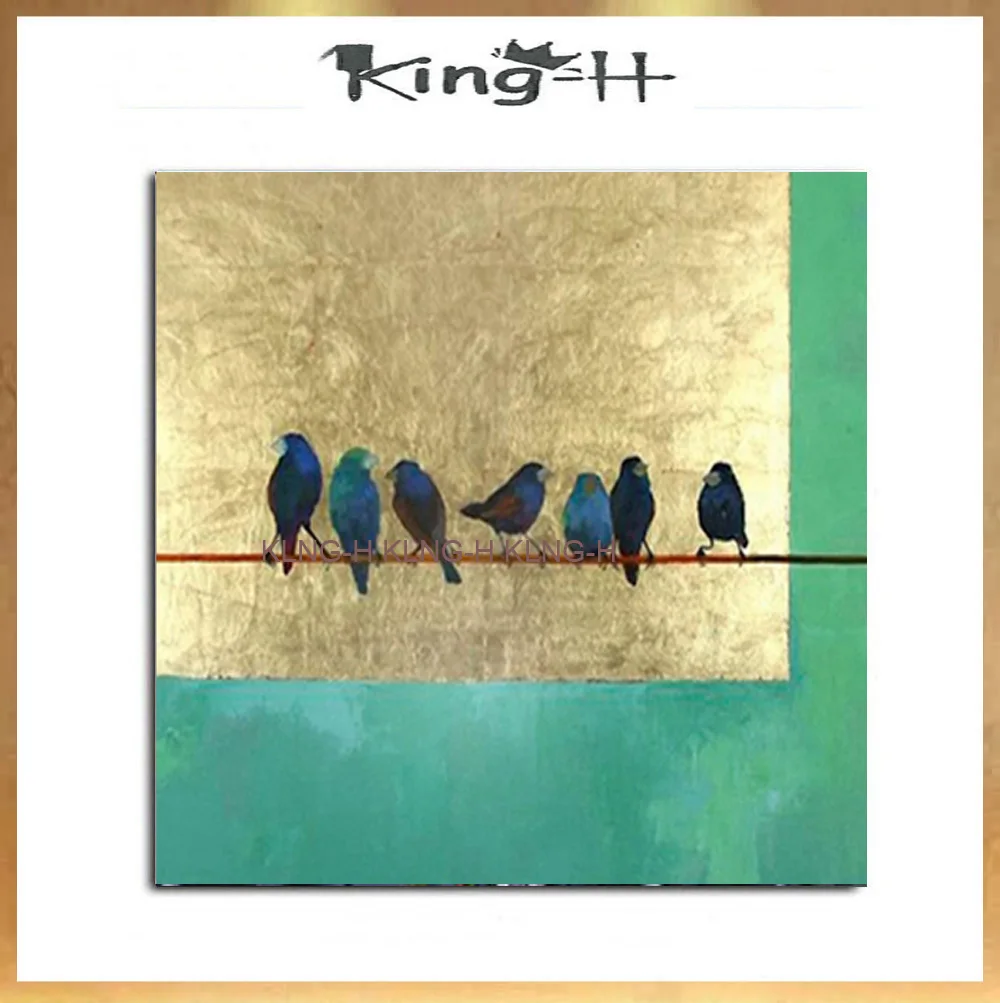 

Excelente artista puro pintado a mano Animal 5 Colibri pintura al óleo sobre lienzo estilo agua animales pagaros Colibri pintura