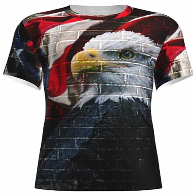 

New products hot sale men's summer skull print men's short-sleeved T-shirt 3D T-shirt casual breathable season hip-hop hip-hop