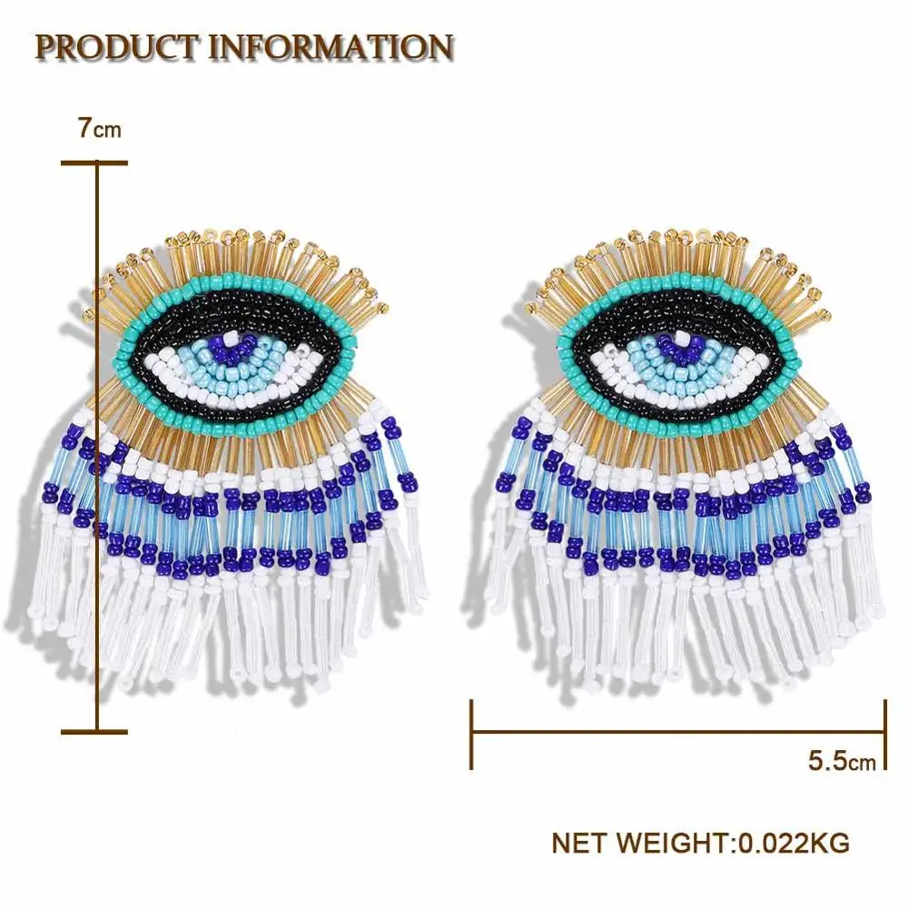 Висячие серьги Best lady с бусинами для женщин свадебные богемные специальные