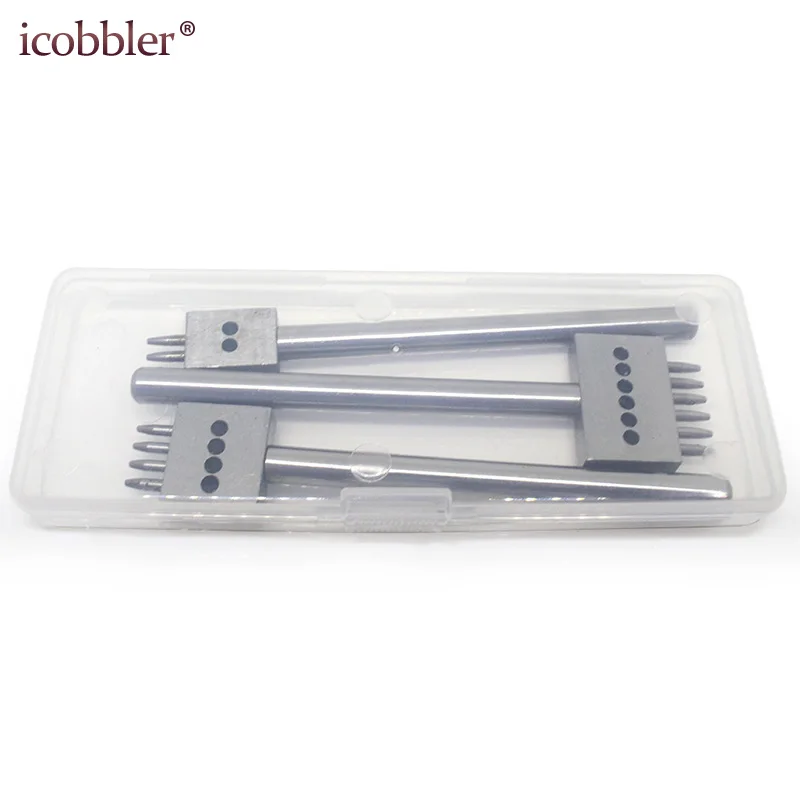 Кожа перфорационный инструмент 1/2/4/6/10 зубец 4/5/6/8 мм расстояние между отверстиями