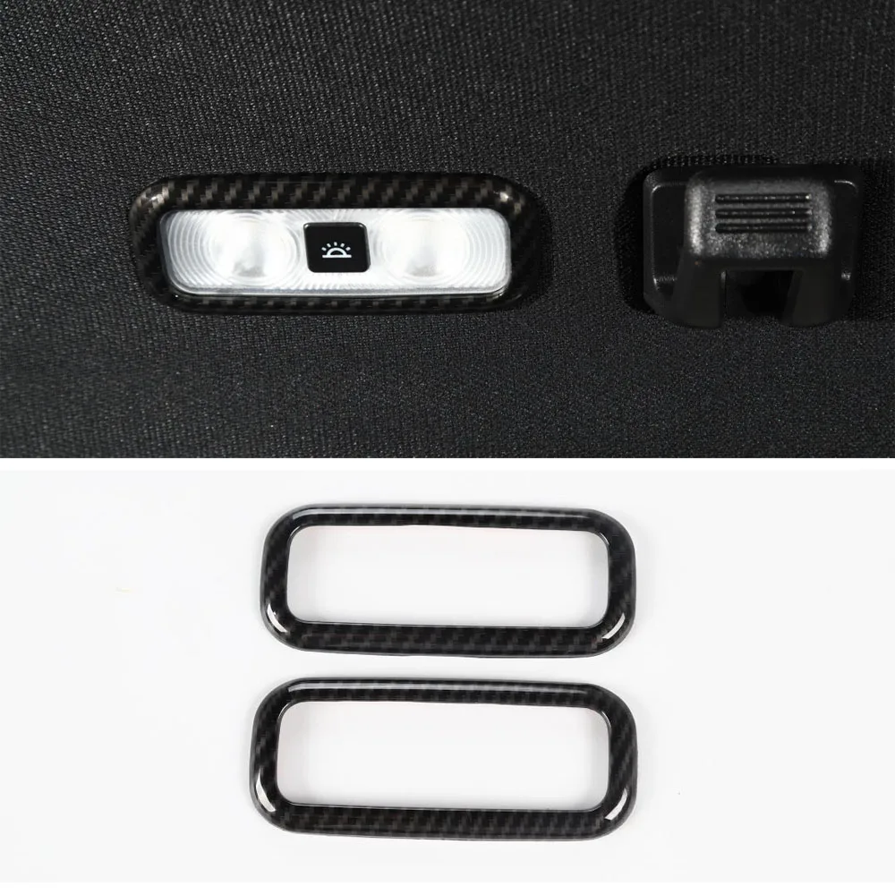 

For Ford F150 2016 Up Car Rear Reading Lamp Ring Decoration Frame Trim Interior ABS Car Accessories