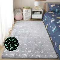 thick carpet luminous plush rug dinosaur star moon children bed room fluffy floor carpets bedside home decor rugs velvet mat